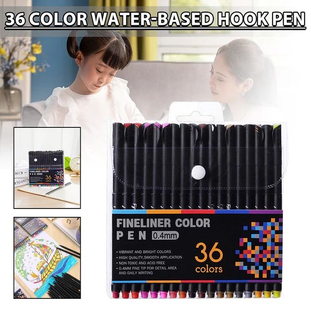 36 Farben Acryl Farbe Marker Stift extra feine Spitze für Felsmalerei C