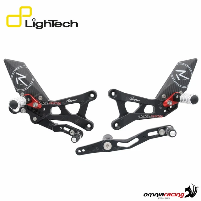 Light Tech Rear Set LIGHTECH REARSETS R Version standard/reverse shifting Yamaha YZF R6 17 ...