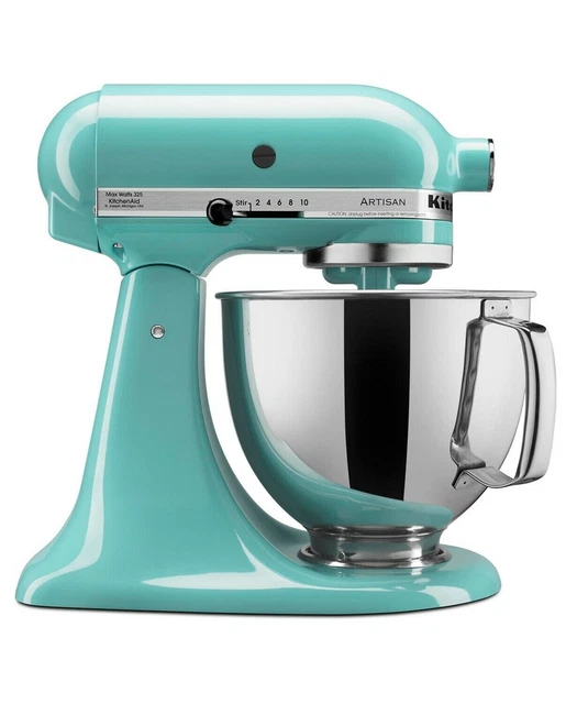 KITCHENAID ARTISAN 5QT. TiltHead Stand Mixer in Aqua w/ Edge Beater