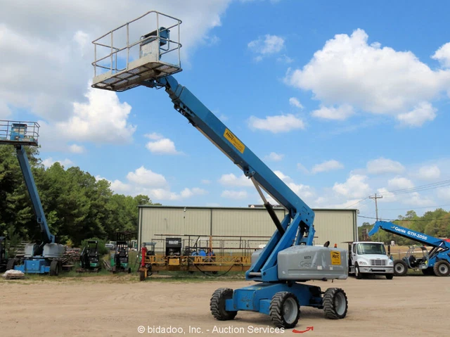 2014 Genie S-60X 60' 4WD Diesel Telescopic Boom Lift Man Aerial Platform