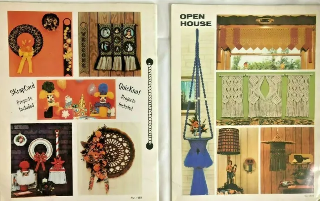 Macrame Scrapbook Open House Pattern Books Wall Hangings Plant Hangers Uncle Sam 2