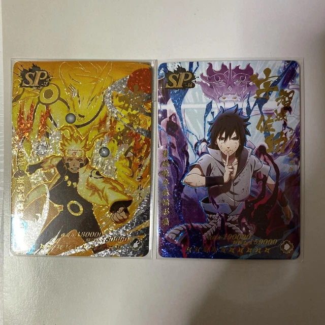 CARTE NARUTO UZUMAKI Six Paths Sasuke Uchiha Rinnegan Sharingan EUR 217 ...
