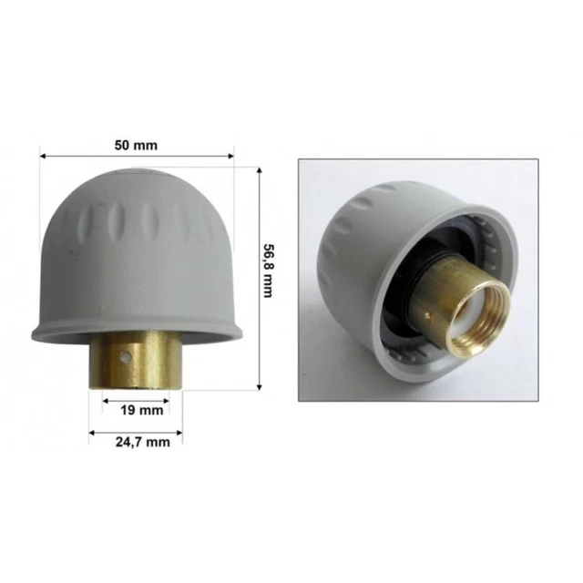 Tappo Valvola Per Caldaia Polti | 1/2 Femmina, Ricambio Per Ferri Da Stiro Vaporella - Foto 9