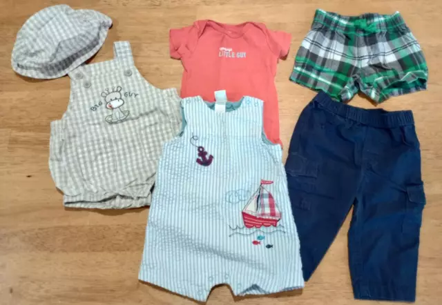 Infant Baby Boys Jumper Shorts Pants One Piece Body Suit Clothes Outfits 6 Month