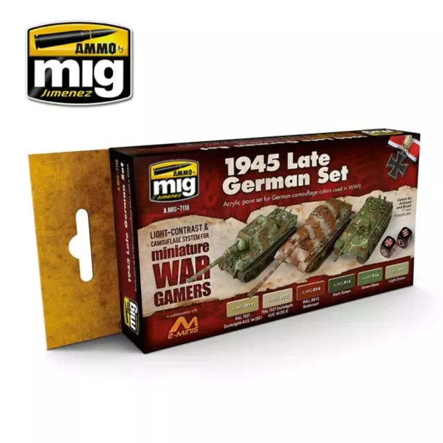 Mig Ammo Wargame 1945 Late German Set