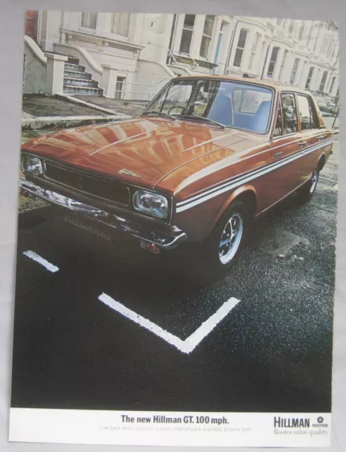 1970 Hillman GT Original advert