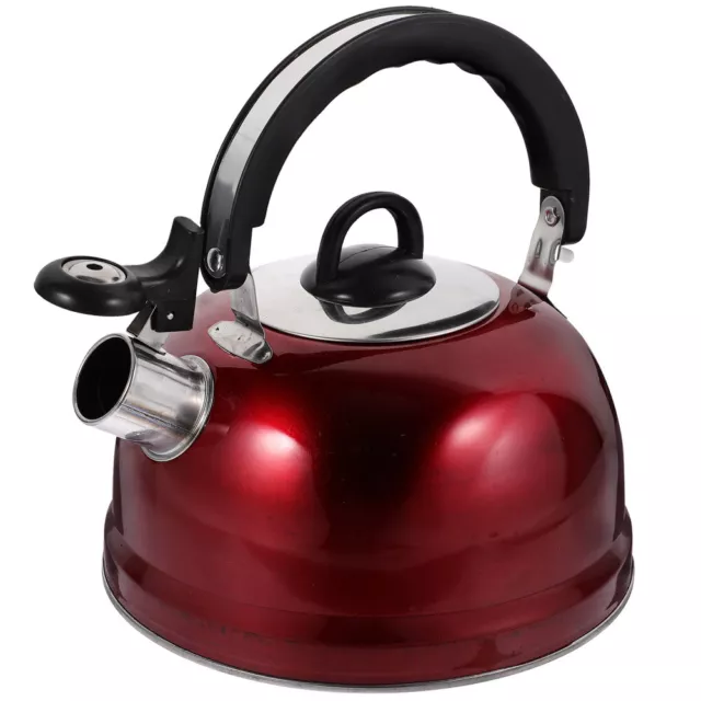 Stainless Steel Whistling Tea Kettle Induction Stovetop Pot