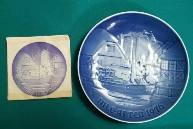 Bing & Grondahl Christmas Plate JULE AFTER 1976 Christmas Welcome B&G