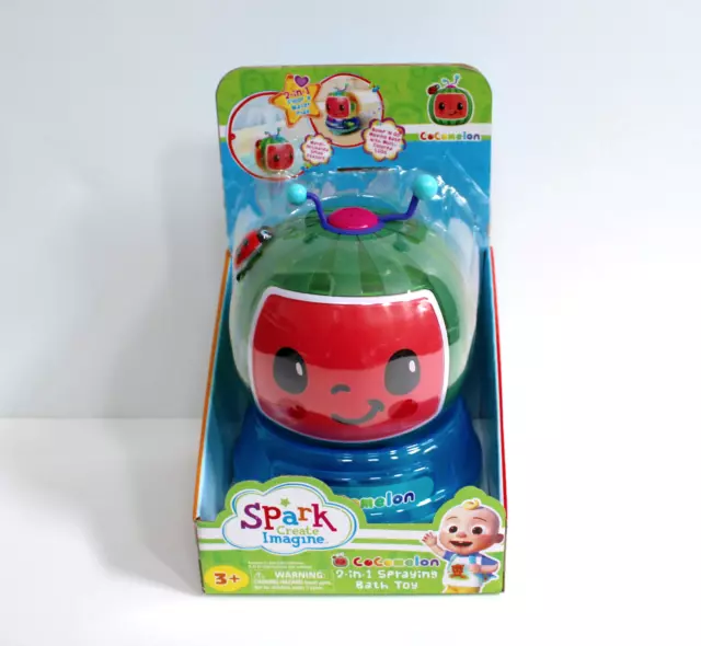 Spark Cocomelon 2-in-1 Spraying Bath Toy with LED Lights Music