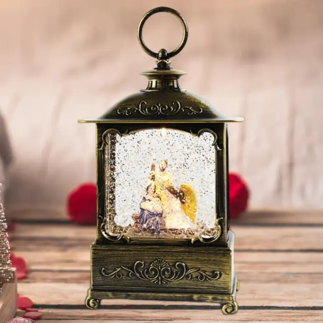 CHRISTMAS MUSIC BOX Lantern Light Desktop Figurine for $64.02 - PicClick AU