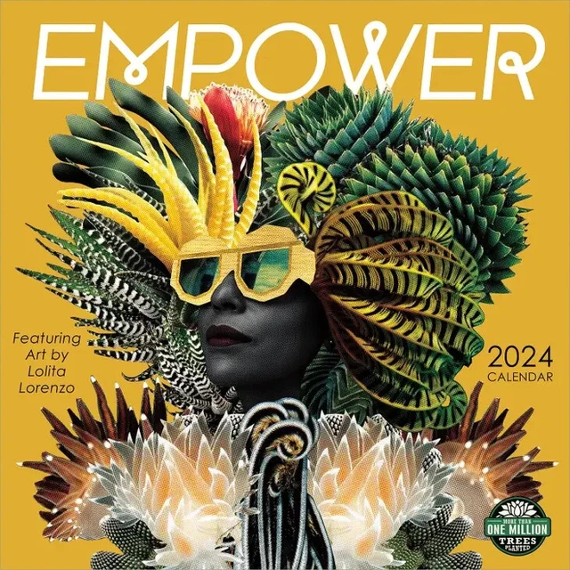 AMBER LOTUS ELIZABETH Olwen 2024 Wall Calendar All Is Full of Wonder w