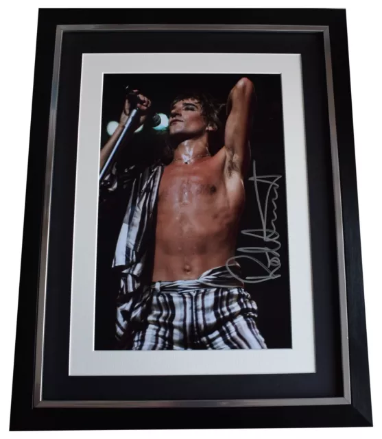 Rod Stewart Signed Autograph framed 16x12 photo display Music Faces AFTAL COA