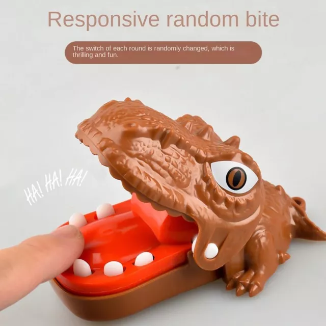 Plastik Mini Dinosaurier Biss Finger Spielzeug Biss-Hand-Spielzeug  Geschenk