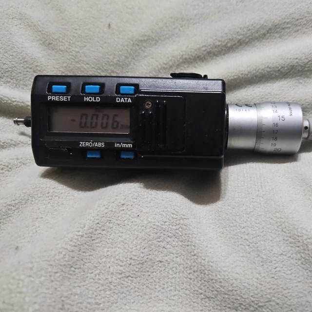 MITUTOYO 468 1DIV. 0.0002DIGIMATIC    MICROMETER .125 range not sure which head