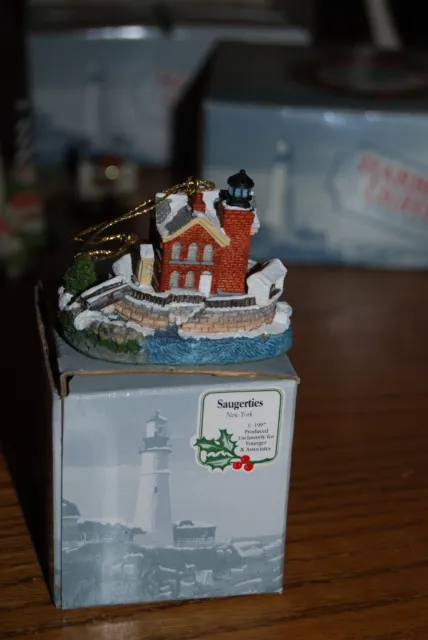 Harbour Lights Lighthouse Christmas ornament - SAUGERTIES New York