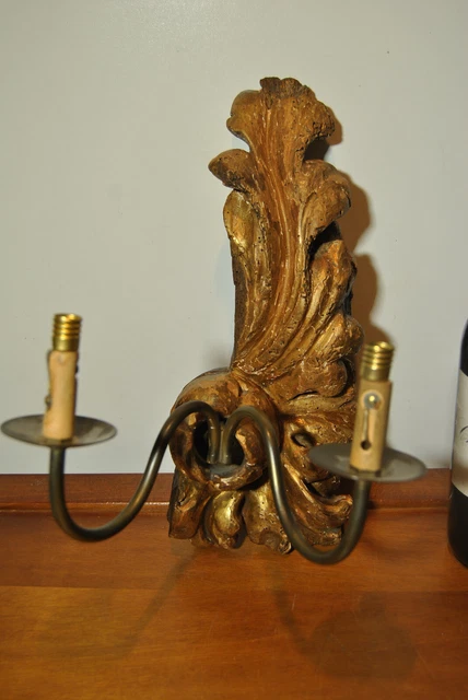 2 Pièces Décorations En Bois Sculpté Style Vintage - Appliques Rondes Non Peintes 15cm Pour Meubles, Portes, Murs | YINETTECH