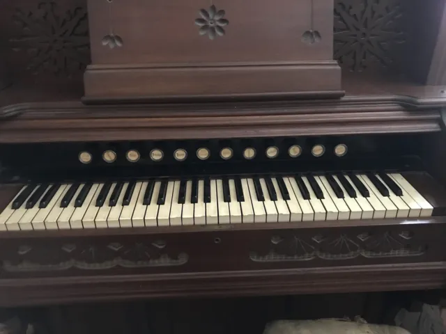 antique pump organ pedal. Chicago Cottage