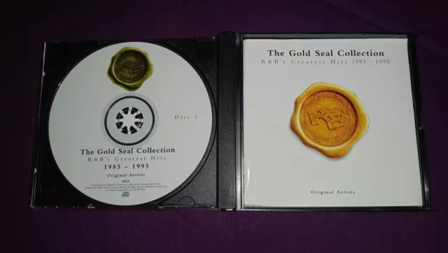 CD THE GOLD SEAL COLLECTION R&B's GREATEST HITS 1985-1995 32 tracks Music 90s 3