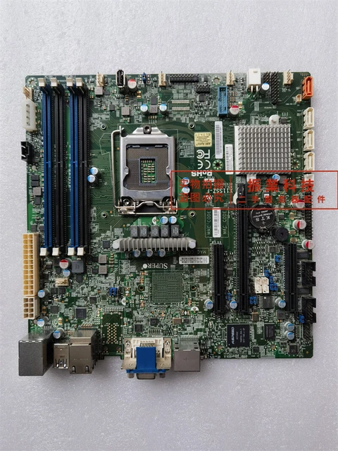 1pcs used X11SSZ-F server motherboard