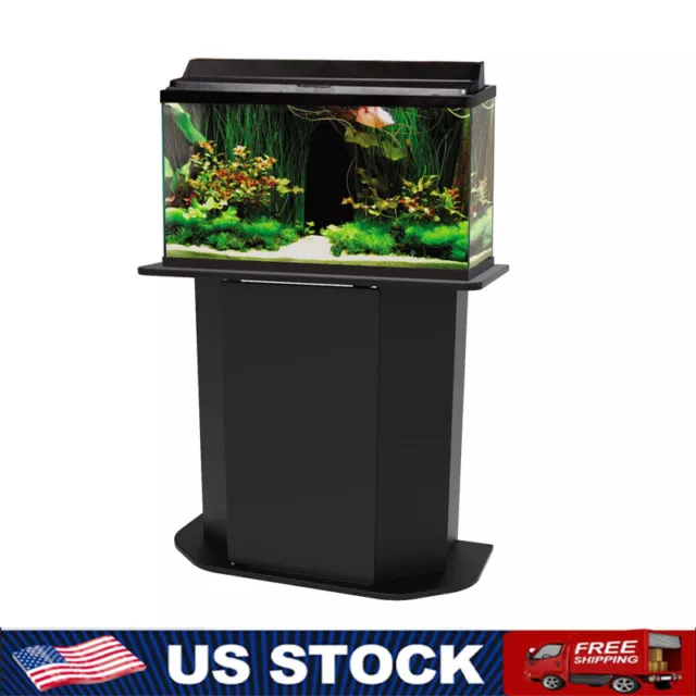 Wood 20-29 Gallon Aquarium Stand Fish Tank Accessories Storage Living Room