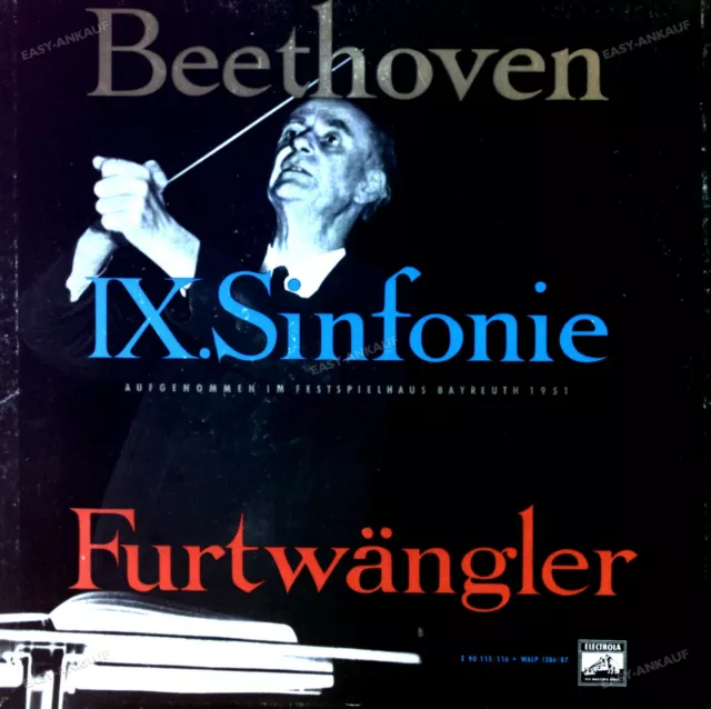 Beethoven, Furtwängler - IX. Sinfonie D-Moll Op. 125 GER 2LP (VG/VG) .