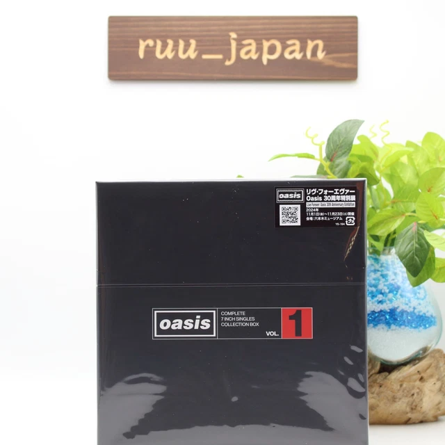 NEW OASIS COMPLETE 7inch Single Collection BOX Vol. 1 Clear Red Color ...