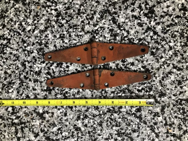 antique barn door strap hinges 8” (set of 2)
