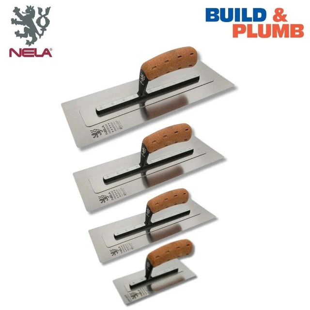 NELA MediFLEX Skimming Trowel Premium Plastering Trowels 8" 11" 13" 14" 16" 18"