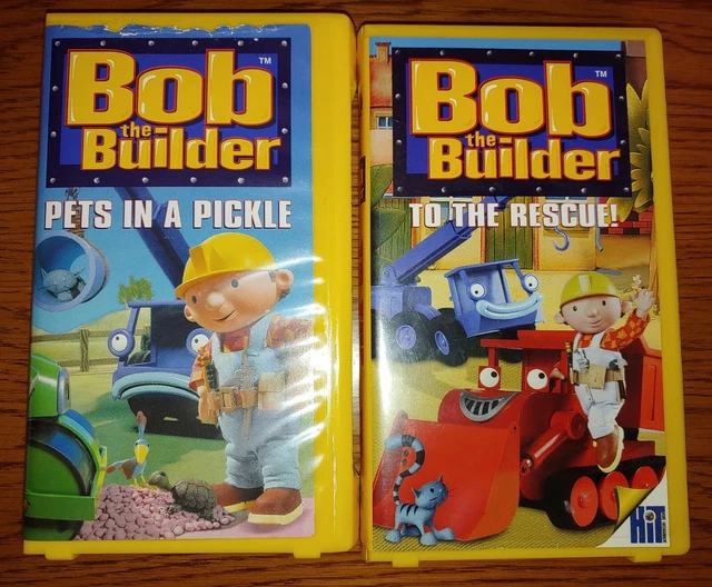 Bob The Builder Pets In A Pickle Vhs BOB THE BUILDER VHS 2 Set Pre-owned Pets In a Pickle & To the Rescue