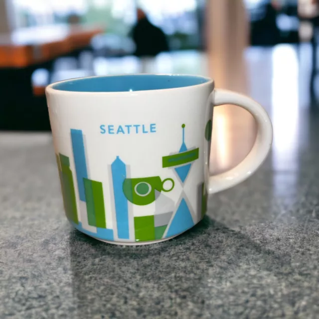 2015 Starbucks Seattle You Are Here Collection Coffee Tea Mug Cup 14oz