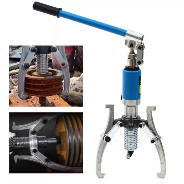 5 Ton Hydraulic Puller, Manual 2/3 Jaw Gear Flywheel Pulley Bearing Puller US