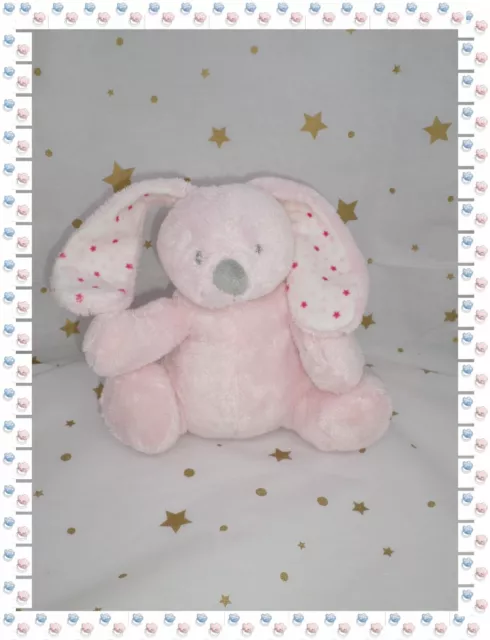 Doudou Peluche Musicale Lapin  Rose Blanc Fuchsia  Etoiles Simba Toys