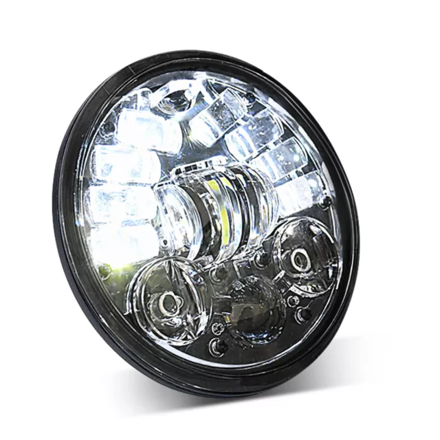 5-3/4 5.75 inch  Motorcycle Headlight with DRL/Turn Signal/Low Beam/High I4Y0