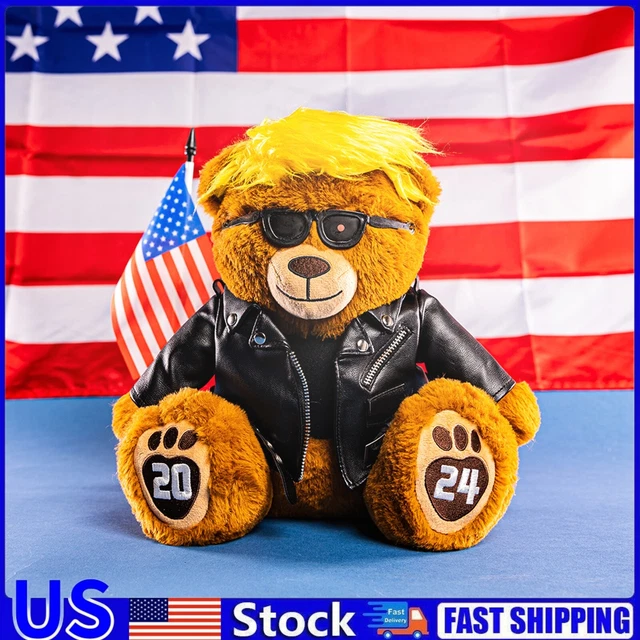 2024 TRUMPINATOR TEDDY BearDonald Trump 2024 Bear for Trump Supporters