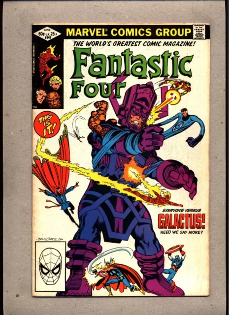 Fantastic Four #243_June 1982_F/Vf_Galactus_Doctor Strange_Avengers_John Byrne!