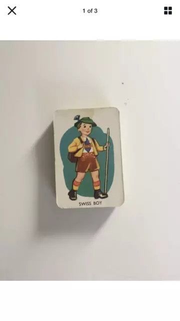 Old Maid Vintage Snap Card Game (Free P&P)