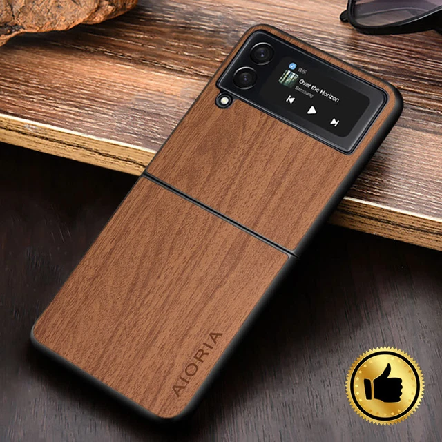 Pour Samsung Galaxy Z Flip3/4 Fold3/4 5G Coque arrière Etuis en cuir Anti-choc