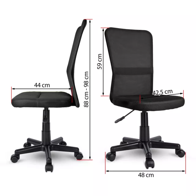 Mesh Office Chair Executive Home Computer Swivel Desk Ergonomic Adjustable 2