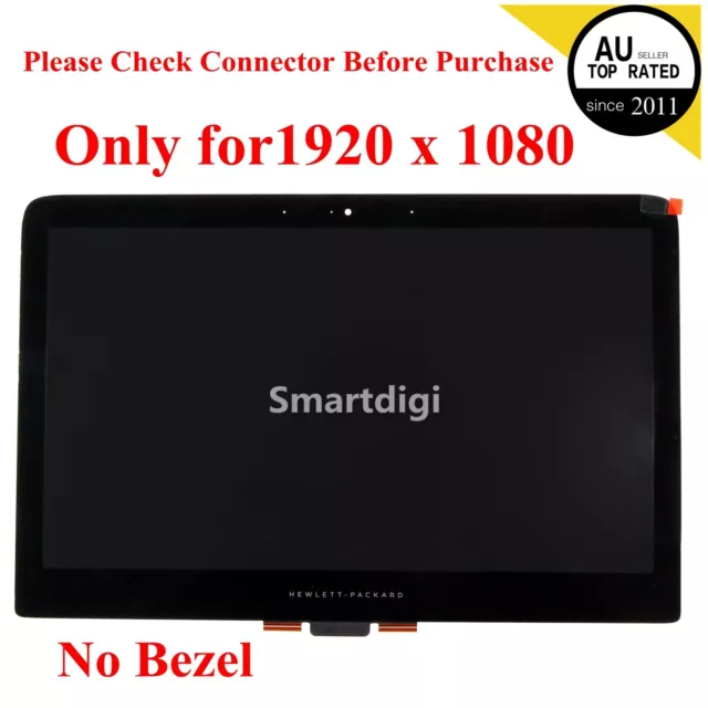 13.3" LCD Display Touch Screen Glass Digitizer for HP Spectre Pro X360 G1 1080P