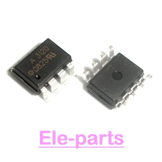 50 PCS HCPL-3120 SMD-8 HCPL3120 SOP-8 A3120 2Amp IGBT Gate Drive Optocoupler