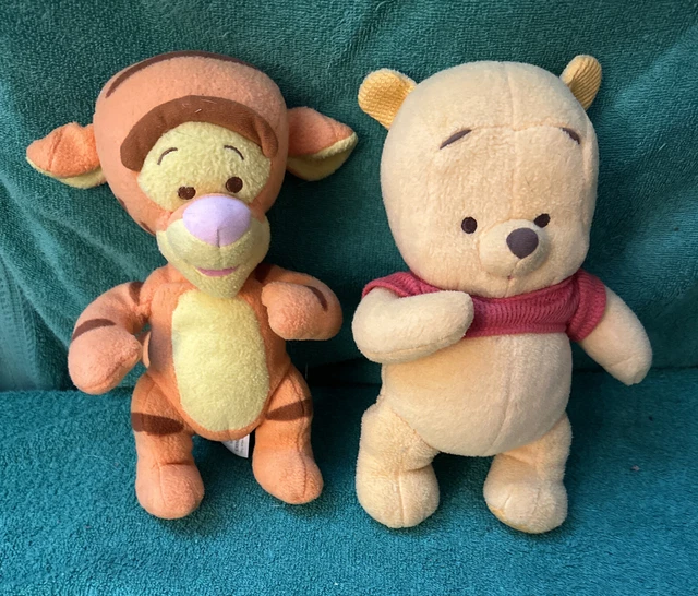 DISNEY BABY’S FIRST Winnie the Pooh & Tigger plush rattle Fisher Price