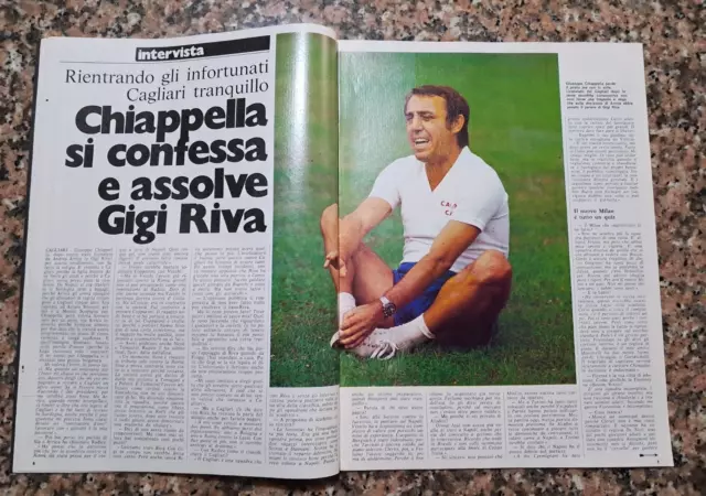 Guerin Sportivo rivista n.1-1975-Bernardini-Antognoni-Lazio-Pulici-Bonisegna 2