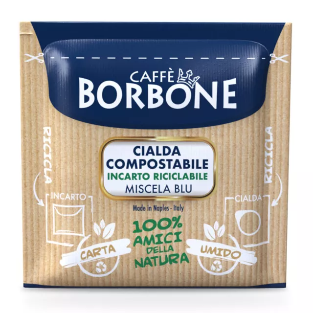 Caffè Borbone cialde filtro carta 44mm ESE miscela BLU - 50 pz.