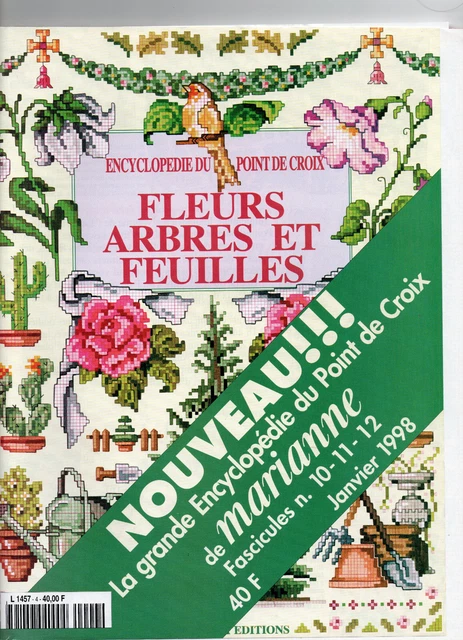 Papier Soluble à L'eau Pour Broderie - 3 Feuilles Avec 122 Motifs - Transfert Autocollant
