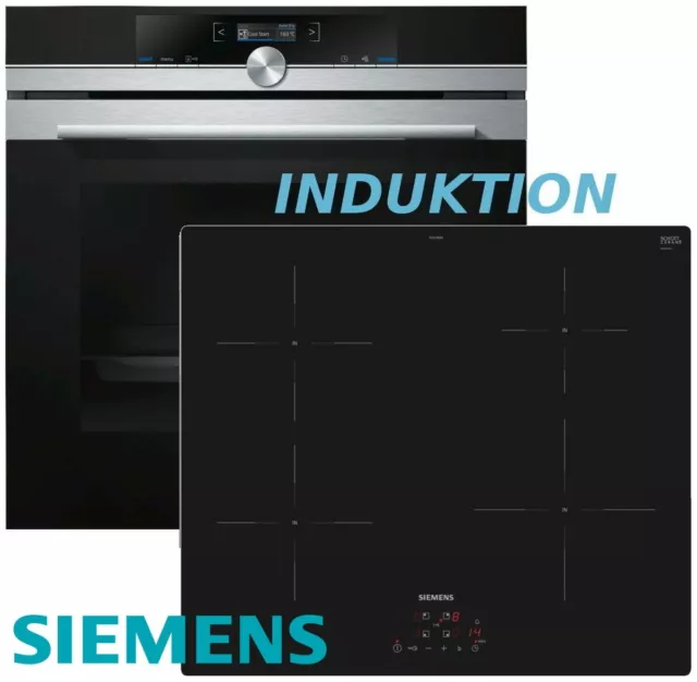 Siemens Pyrolyse Induktion Herd Set Autark Ofen Backofen + Kochfeld Induktion