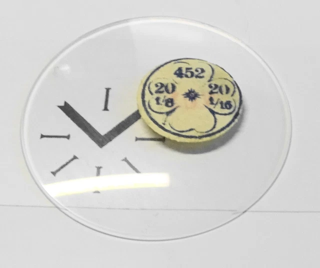 Verre Minéral De Remplacement Pour Montre Gousset - Diamètre 42.8 Mm - Neuf