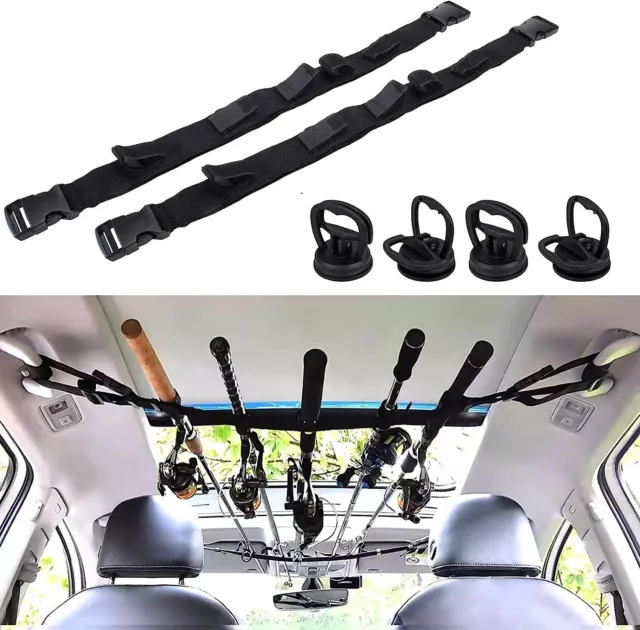 LOW PROFILE CAR / SUV Roof Rack Fishing Rod Transportation System 4 Rod  Carrier $190.00 - PicClick