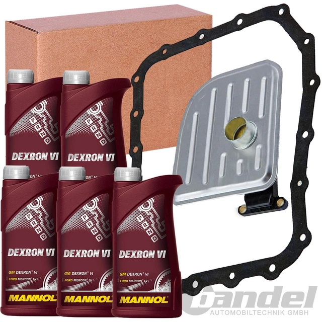 Filtro Idraulico + Olio Mannol Atf Automatico 6 Marce Adatto Per Kia Sportage Hyundai