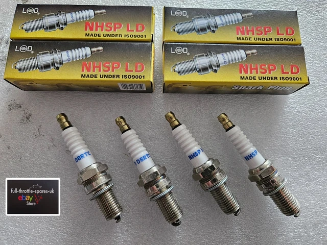 X4 New Spark Plug Nhsp -Ld D8Rtc  /  Ngk - Dr8Ea Torch Scooter Motorcycle