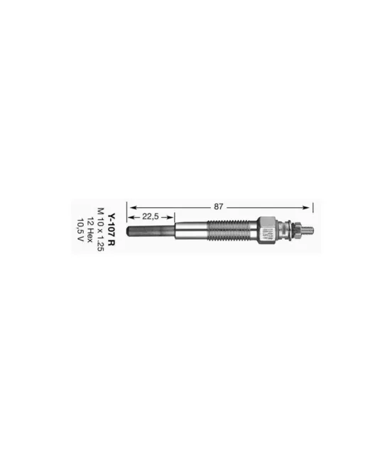 Bougie de prechauffage NGK Y-107R